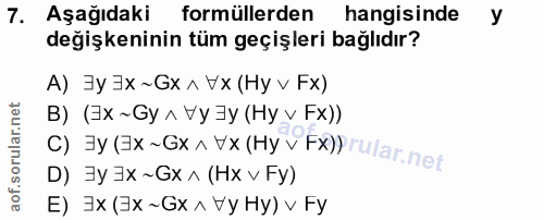 Soru 7