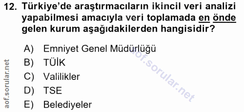Soru 12