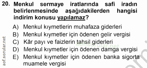 Soru 20