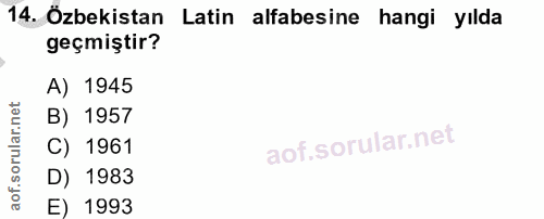 Soru 14