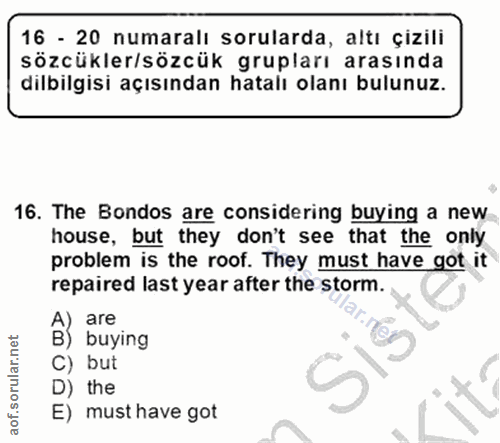 Soru 16
