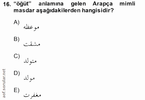 Soru 16