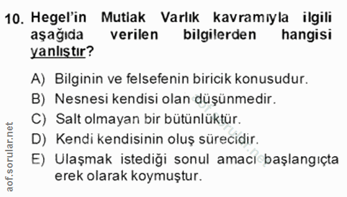 Soru 10