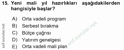 Soru 15