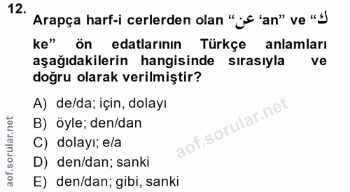 Soru 12