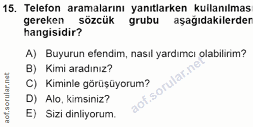 Soru 15
