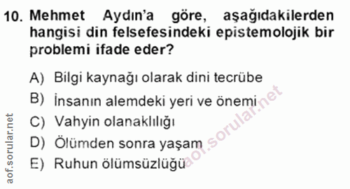 Soru 10