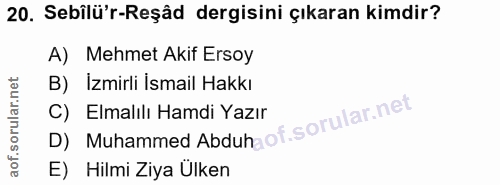 Soru 20