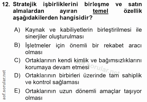 Soru 12