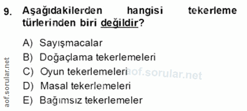Soru 9