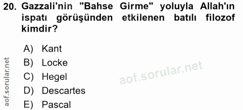 Soru 20