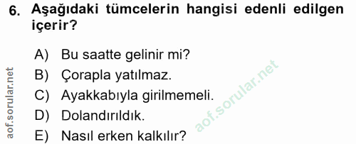 Soru 6