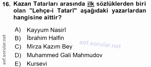 Soru 16