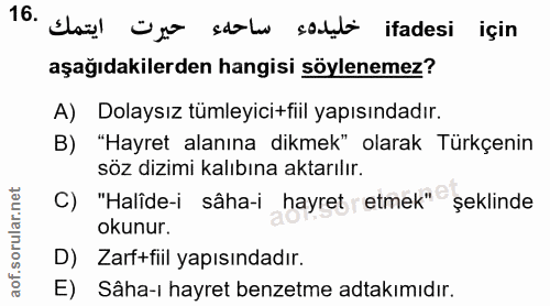 Soru 16