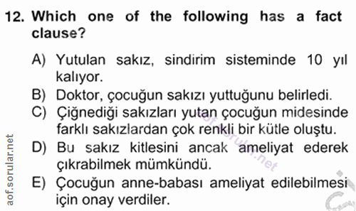 Soru 12