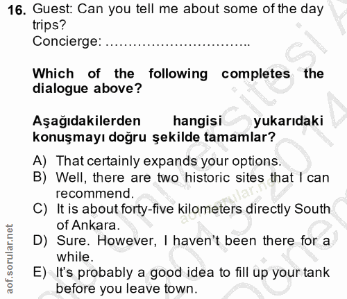 Soru 16