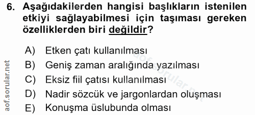 Soru 6