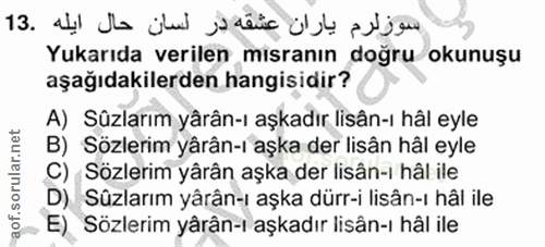 Soru 13