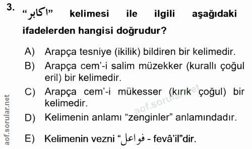 Soru 3