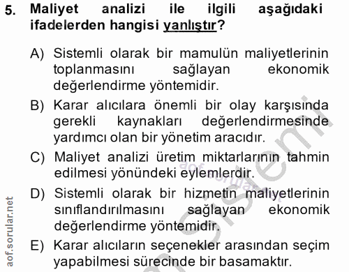 Soru 5