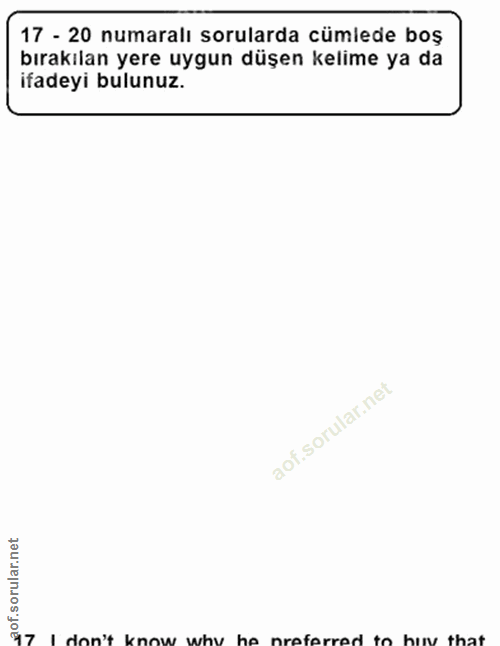 Soru 17