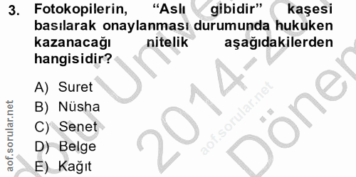 Soru 3
