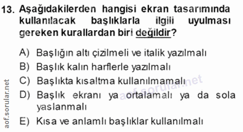 Soru 13