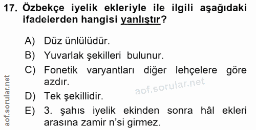 Soru 17