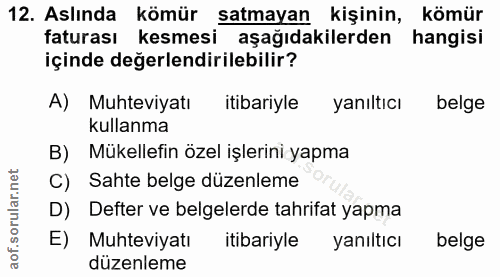 Soru 12