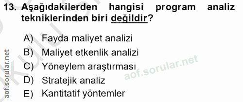 Soru 13