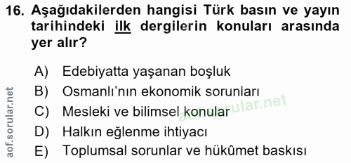 Soru 16