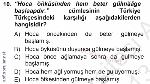 Soru 10