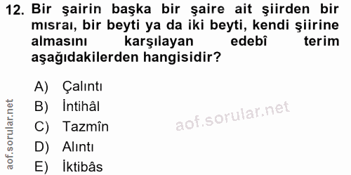 Soru 12