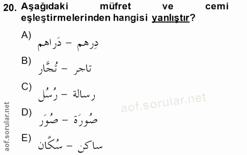 Soru 20