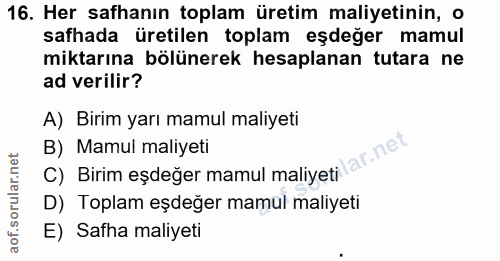 Soru 16