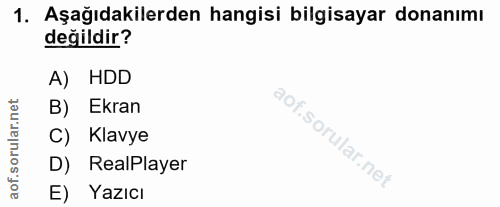 Soru 1