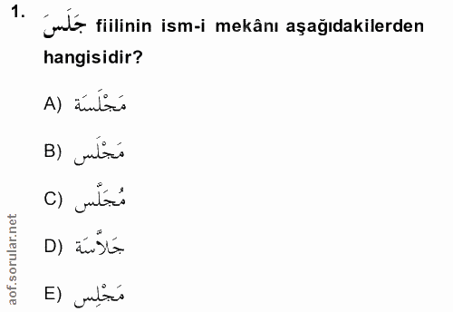 Soru 1