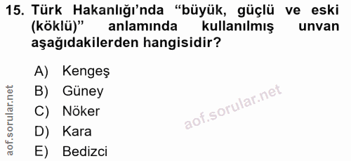 Soru 15