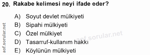 Soru 20