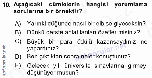 Soru 10