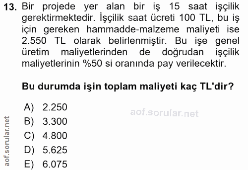 Soru 13