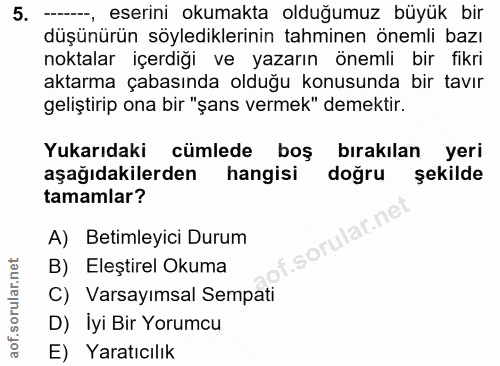 Soru 5
