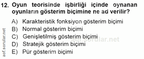 Soru 12