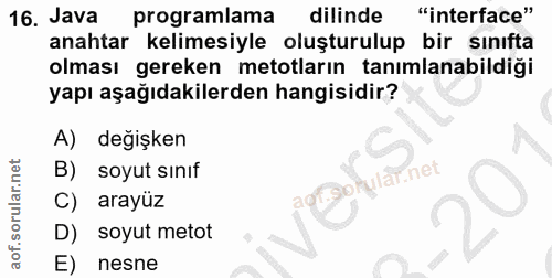Soru 16