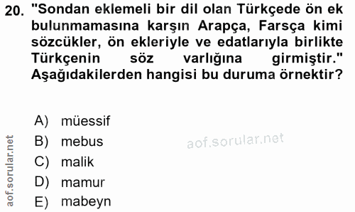 Soru 20
