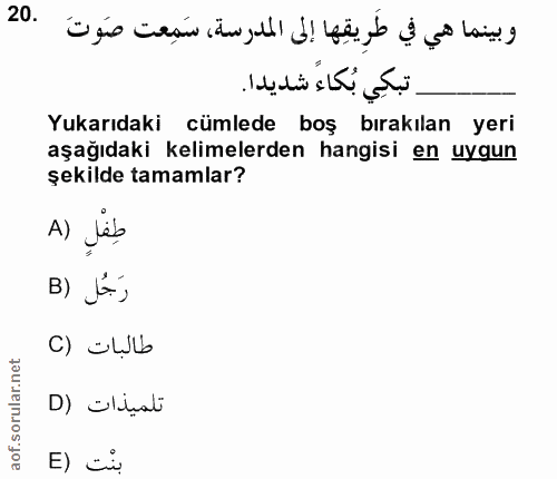 Soru 20