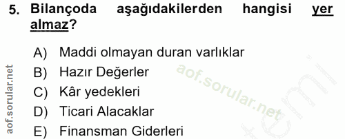 Soru 5