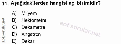 Soru 11