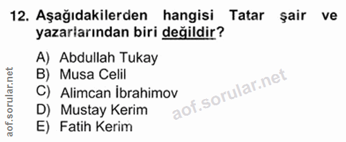 Soru 12