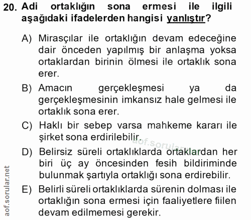 Soru 20